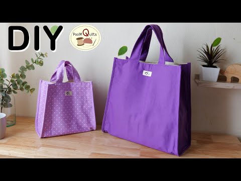 Видео: Как сделать простую большую сумку 2-х размеров