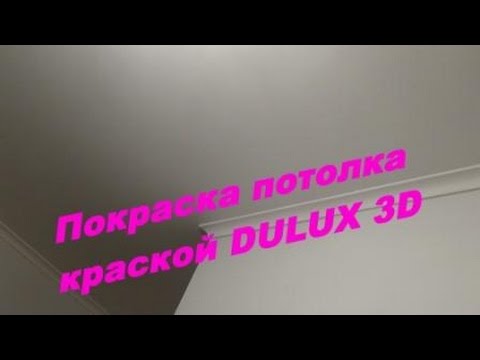 Видео: Покраска потолка в квартире