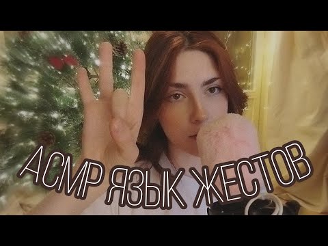 Видео: АСМР учим язык жестов👌/ASMR learning sign language👌