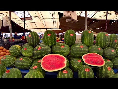 Видео: Турецкий базар. Какие цены и ассортимент на рынке района Соли. Рынок по пятницам 10.06.2022.