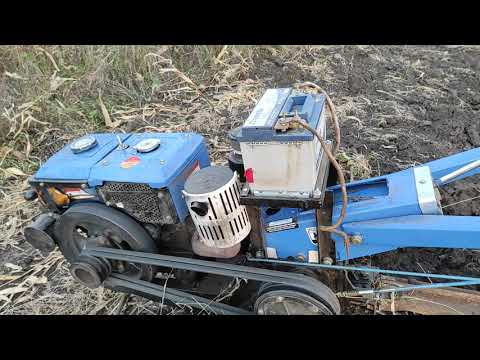 Видео: Электростартер для мотоблока кентавр из хлама