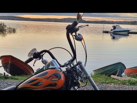 Видео: Мини Эйп хенгер на Harley-Davidson