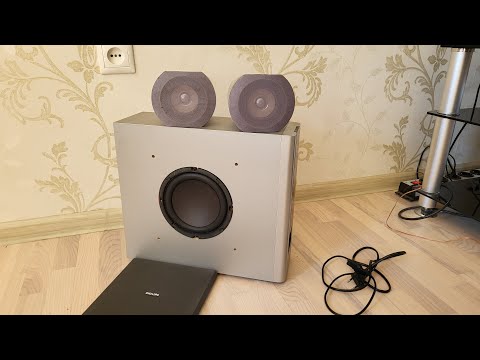 Видео: Сабвуфер Philips SW3000 и ноу-нейм Малыши на ДК-ресивере Sony STR-KSL50