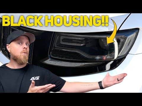 Видео: Как открыть и затемнить фары 14-22 WK2 Grand Cherokee!