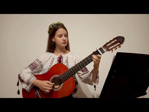 Видео: Колядка "Ангели, знижайтеся!" (на гітарі+ноти+tab)