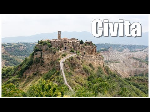 Видео: Италия:  Civita di Bagnoregio