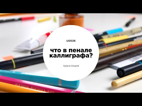 Видео: Что в пенале у каллиграфа? Все об инструментах