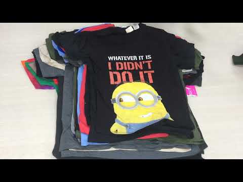 Видео: ⚡БЫЛО 1330 руб/кг. - СТАЛО 999 руб/кг.⚡ 🍒м239. Футболки USA 🍒