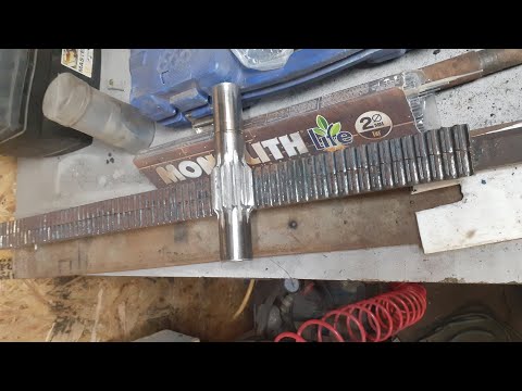 Видео: Валшестерня из бендикса.Реечный дровокол часть 2.