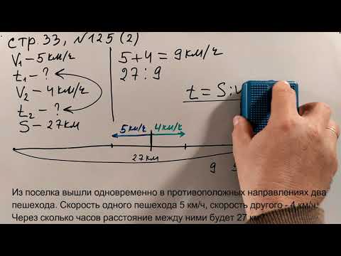 Видео: № 11.1. Скорость, время, расстояние или задачи на движение (4 класс). Часть 2