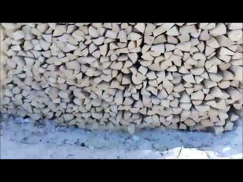 Видео: как сложить дрова без клеток во дворе