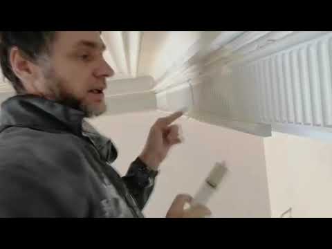Видео: Лепнина из гипса установка порезки
