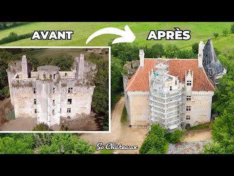 Видео: Невероятная реставрация французского замка в руинах