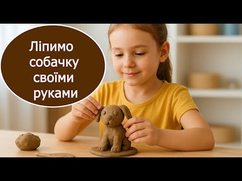 Видео: 🐶 Майстер-клас: як зліпити собаку просто і швидко 🐶 #майстерклас  #ліплення #собака