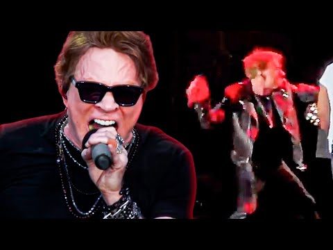 Видео: Guns N’ Roses прервали молчание после того, как Эксл Роуз вышел на сцену
