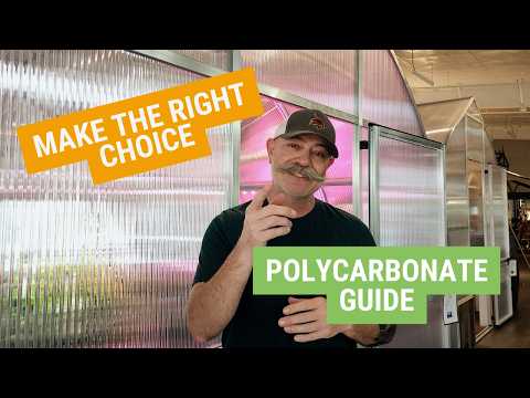 Видео: Теплица из поликарбоната 101: что вам нужно знать