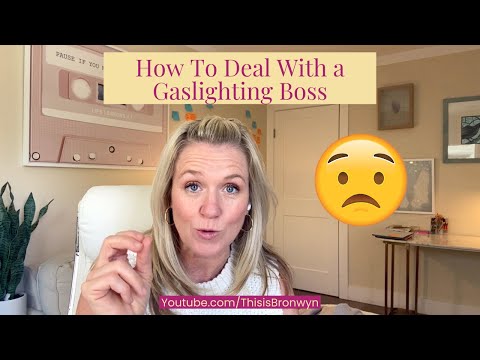Видео: Как справиться с начальником, практикующим газлайтинг