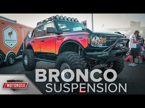 Видео: Все варианты подвески и лифт-комплектов для нового Ford Bronco 2021+ года