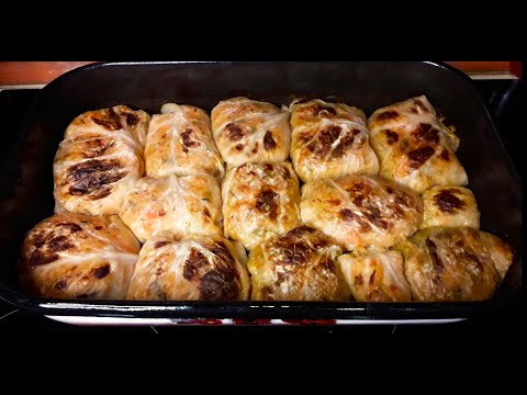 Видео: Нежирные голубцы с луком-пореем