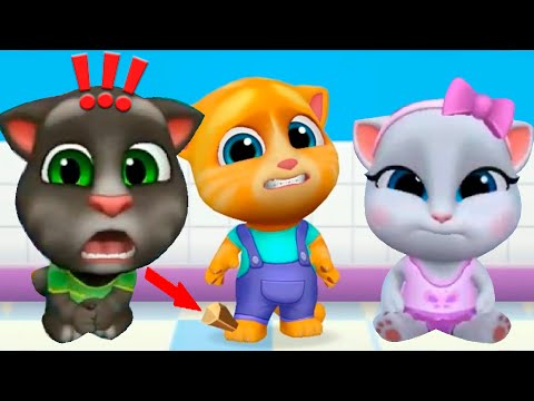 Видео: ГОВОРЯЩИЙ кот ТОМ и ДРУЗЬЯ #3 Джинджер заболел Ухаживаем за питомцами в игре про котят