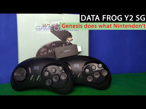 Видео: DATA FROG Y2 SG - Genesis does what Nintendon’t [Консоль с AliExpress]