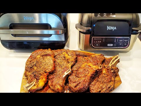 Видео: Гриль Ninja Foodi против гриля Ninja Foodi Smart XL | стейк рибай