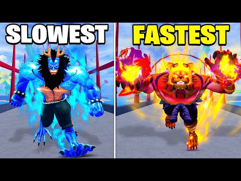 Видео: От самых медленных к самым быстрым фруктам в обновлении Blox Fruits 29