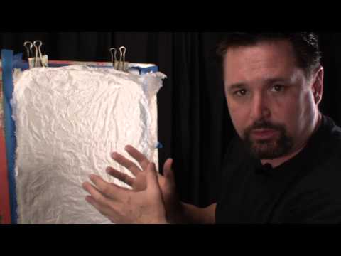 Видео: Техника имитации покраски стен в стиле «мятая кожа»