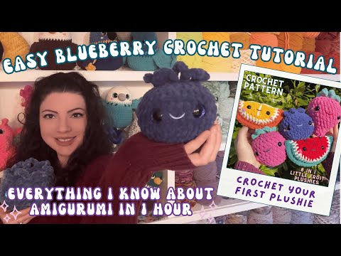Видео: Простой урок по вязанию черники крючком для начинающих 🫐 Что я хотела бы знать, прежде чем начать...