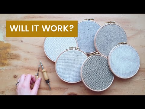 Видео: Какую ткань мне следует купить для моего проекта с игольчатой ​​вышивкой?
