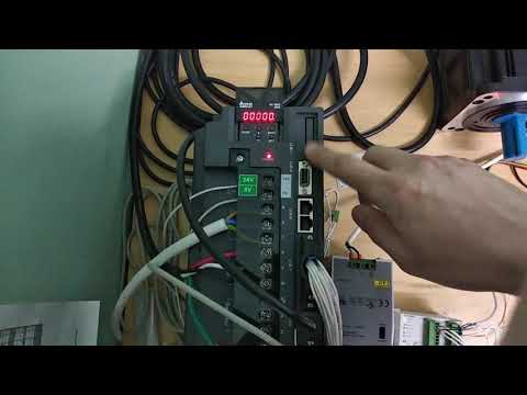 Видео: Управление сервоприводом Delta по протоколу MODBUS