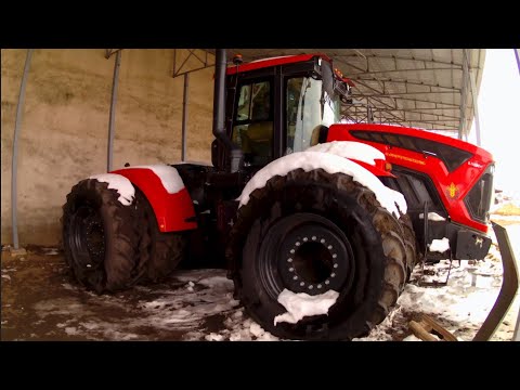 Видео: Запуск и первые шаги после зимнего простоя тракторов Кировец к-742м