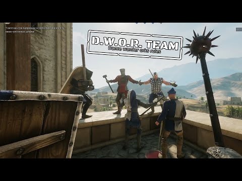 Видео: Mordhau(Камнем по голове, Автомагнитола, Нашли друзей) #dworteam #юмор #игры #mordhau