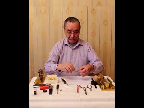 Видео: Видеолекция "Изготовление тростей для гобоя" Профессора Нуралы Т.К.