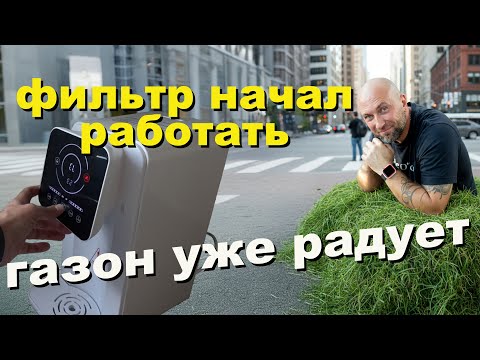 Видео: Фильтр начал работать. Газон уже радует. Dzenvlog из Германии.