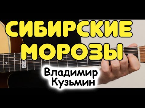 Видео: Владимир Кузьмин — СИБИРСКИЕ МОРОЗЫ на гитаре / Табы и ноты для гитары