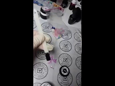 Видео: Юлия Билей - Битое стекло,  что с ним можно делать в дизайнах ногтей Periscope