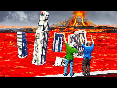Видео: КАК ПЕРЕЖИТЬ ИЗВЕРЖЕНИЕ ВУЛКАНА С МУРКОЙ! ВЫЖИВАНИЕ В ЦУНАМИ ИЗ ЛАВЫ 🌴 ГТА 5 МОДЫ РАЙЛЮХА