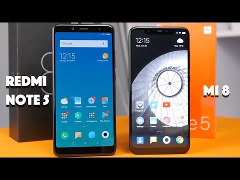 Видео: Xiaomi Mi 8 против Redmi Note 5: а надо ли переплачивать?