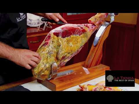 Видео: Как нарезать целый хамон