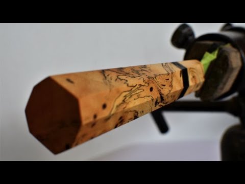 Видео: Самый простой способ сделать восьмиугольную граненую рукоятку