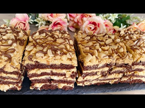 Видео: Գետնանուշով տորթ 30 րոպեում / Невероятно Вкусный Торт с Арахисом