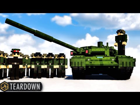 Видео: ЭКСПЕРИМЕНТЫ и БИТВА ТАНКОВ в Teardown