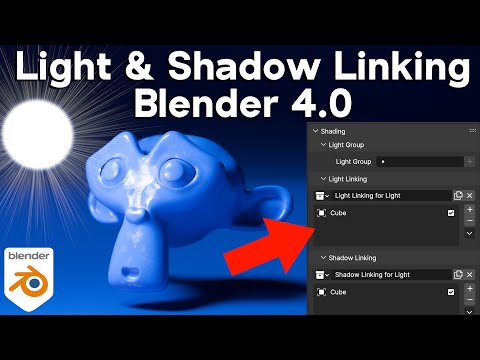 Видео: Как использовать связь света и тени в Blender 4.0
