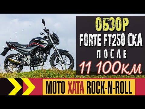 Видео: Обзор Forte FT 250-CKA после 11100 км пробега. Поломки, отчёт.