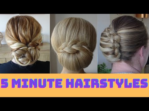 Видео: Быстрые и легкие прически за 5 минут