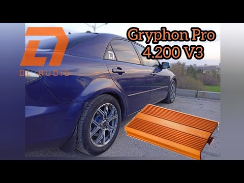 Видео: Gryphon Pro 4.200 V.3  Обзор и установка мощного монстра  на Mazda 6 gg