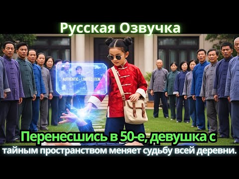 Видео: Перенесшись в 50-е, девушка с тайным пространством меняет судьбу всей деревни. #китайские