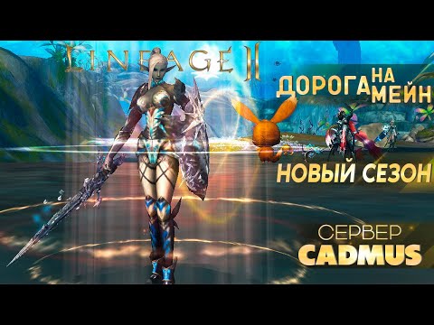 Видео: Новый сезон - Дорога на Мейн Cadmus 3 серия Lineage 2 Main #lineage2 #games #l2 #cadmus