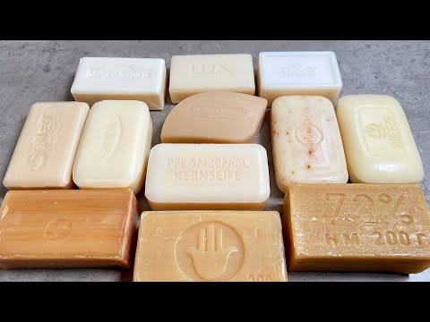Видео: Soap crunch Relaxing ASMR Резка мыла Хруст мыла 💛